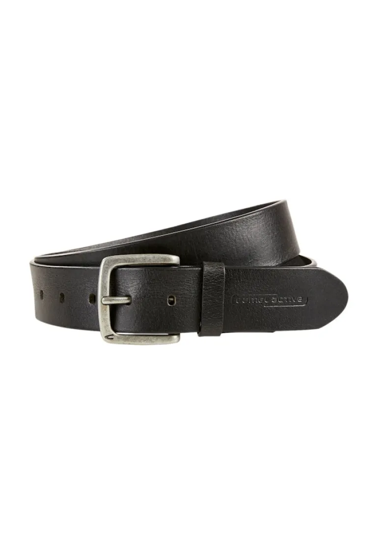 Gürtel aus echtem Leder black
