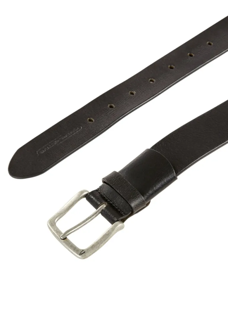 Gürtel aus echtem Leder black