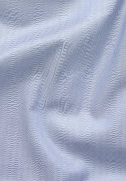 Hemd Fischgrat Langarm graublau