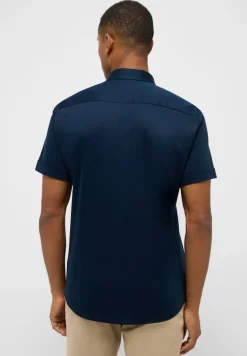 Hemd Jersey Kurzarm dunkelblau