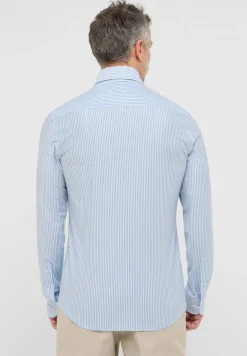 Hemd Jersey Langarm blau