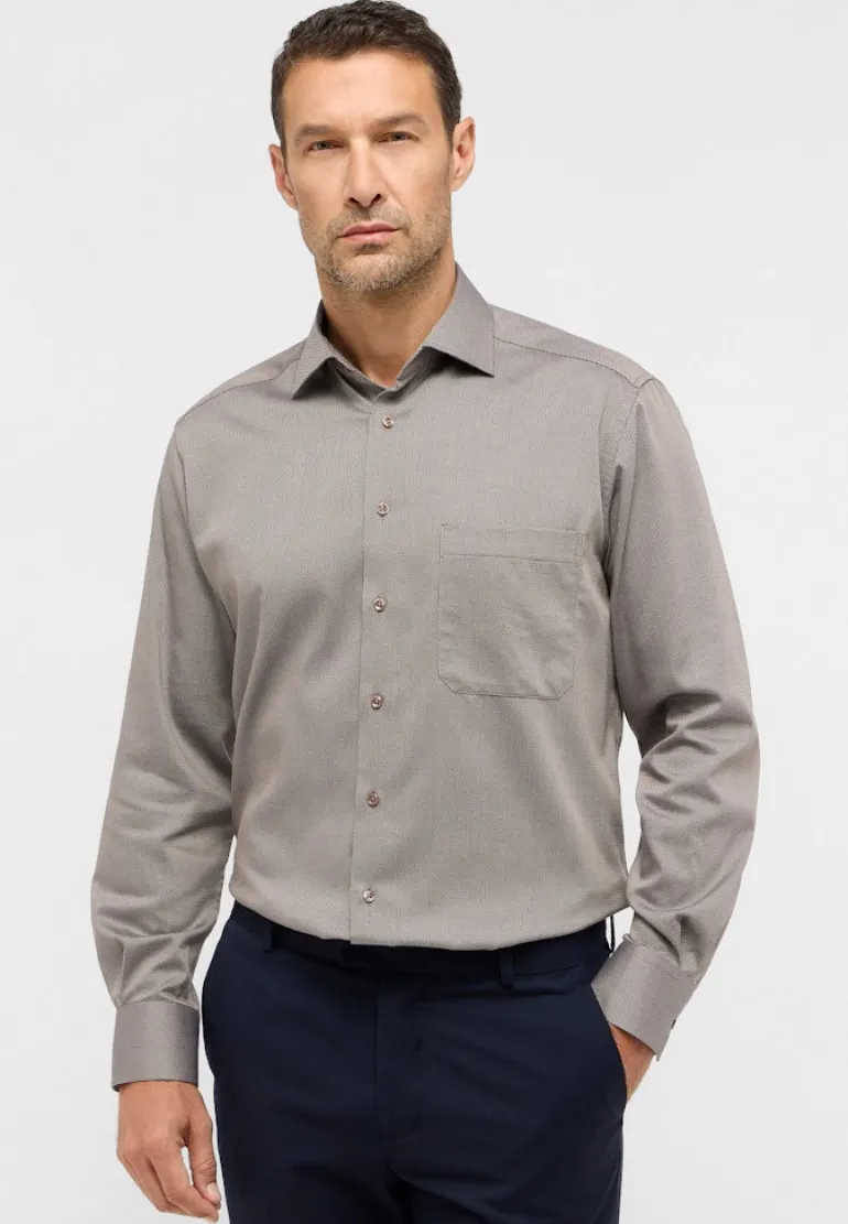 Hemd Langarm cognac