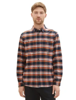 Hemd mit Karomuster navy colorful check
