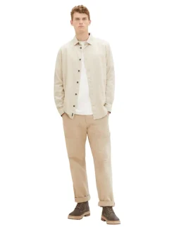 Hemd mit Karomuster vintage beige tonal check