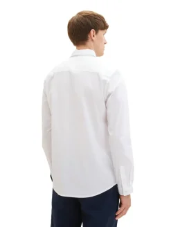 Hemd mit Kentkragen white