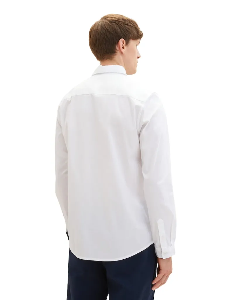 Hemd mit Kentkragen white