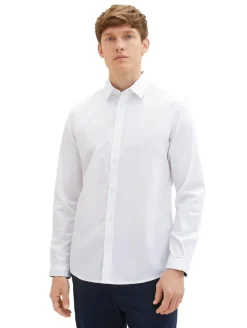 Hemd mit Kentkragen white