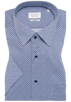 Hemd Twill Kurzarm blau