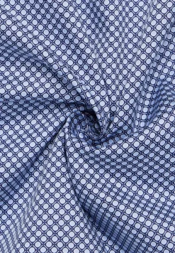 Hemd Twill Kurzarm blau