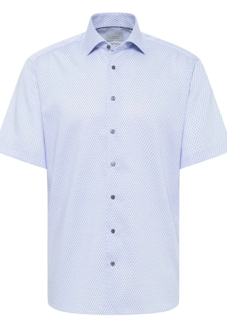 Hemd Twill Kurzarm hellblau