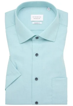 Hemd Twill Kurzarm mint