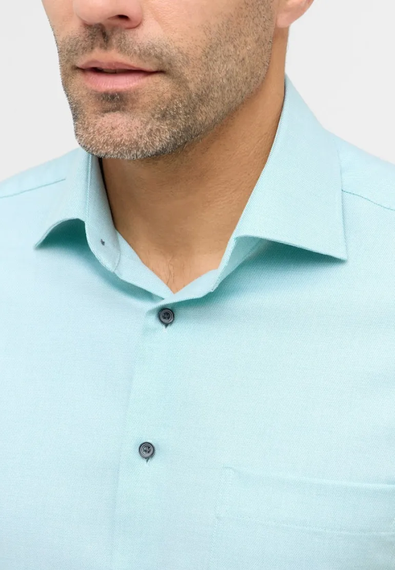 Hemd Twill Kurzarm mint