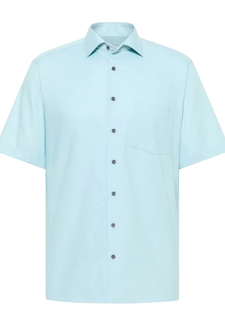 Hemd Twill Kurzarm mint