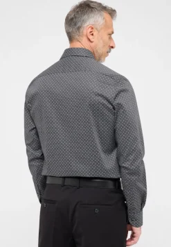 Hemd Twill Langarm anthrazit