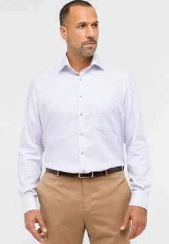 Hemd Twill Langarm blau