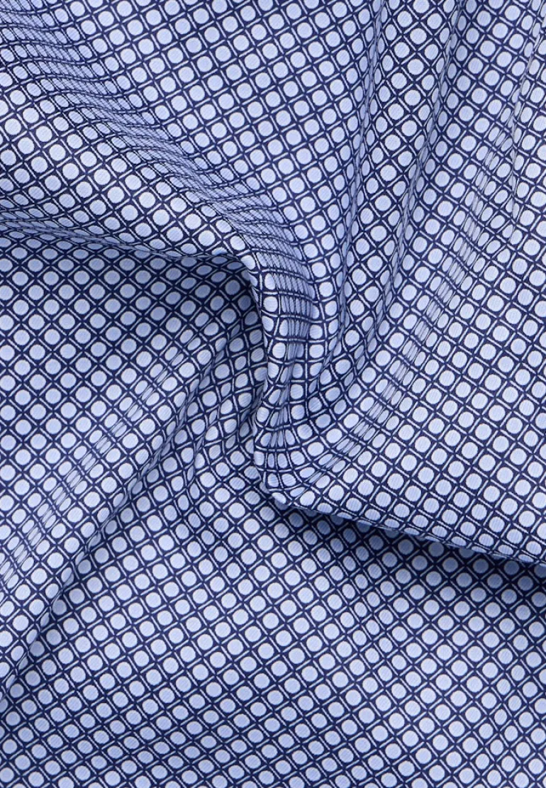 Hemd Twill Langarm blau