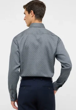 Hemd Twill Langarm braun