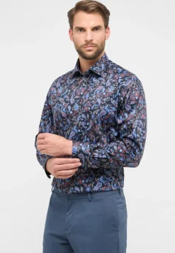 Hemd Twill Langarm denim