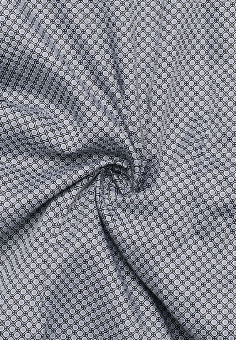 Hemd Twill Langarm grau