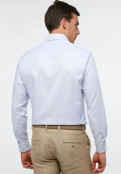 Hemd Twill Langarm hellblau