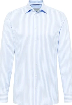 Hemd Twill Langarm hellblau