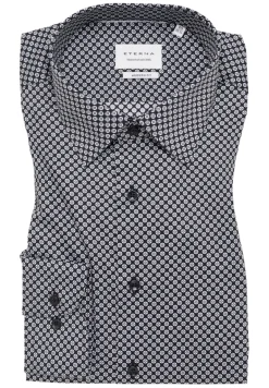 Hemd Twill super langer Arm (72 cm) anthrazit