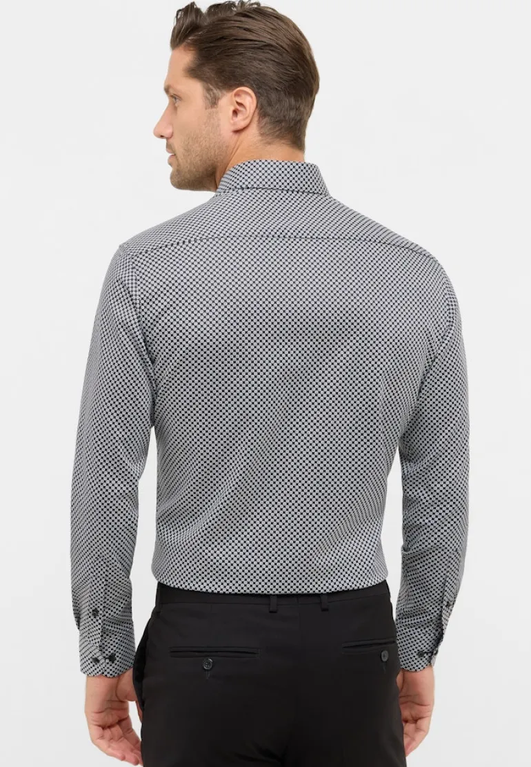 Hemd Twill super langer Arm (72 cm) anthrazit