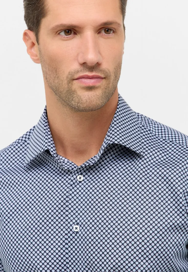 Hemd Twill super langer Arm (72 cm) navy