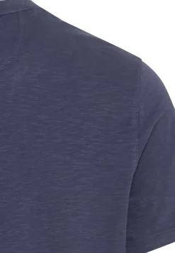 Henley T-Shirt aus reiner Baumwolle night blue