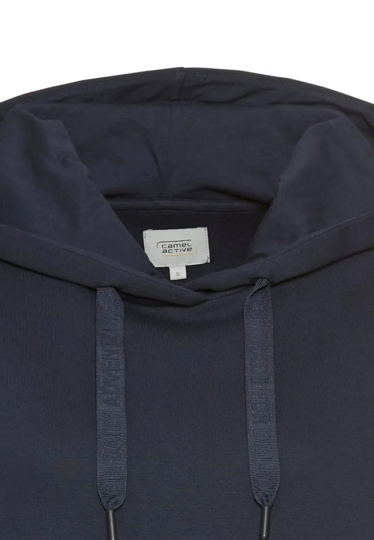 Hoodie aus reiner Baumwolle night blue