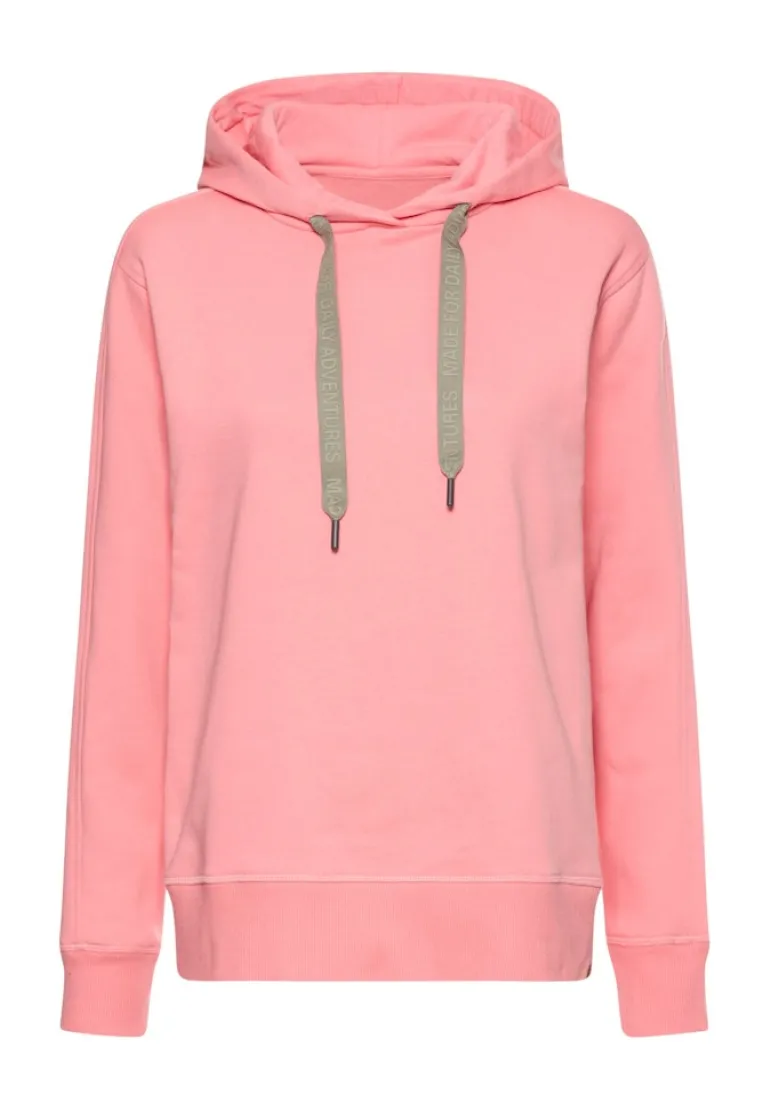 Hoodie aus reiner Baumwolle winter berry