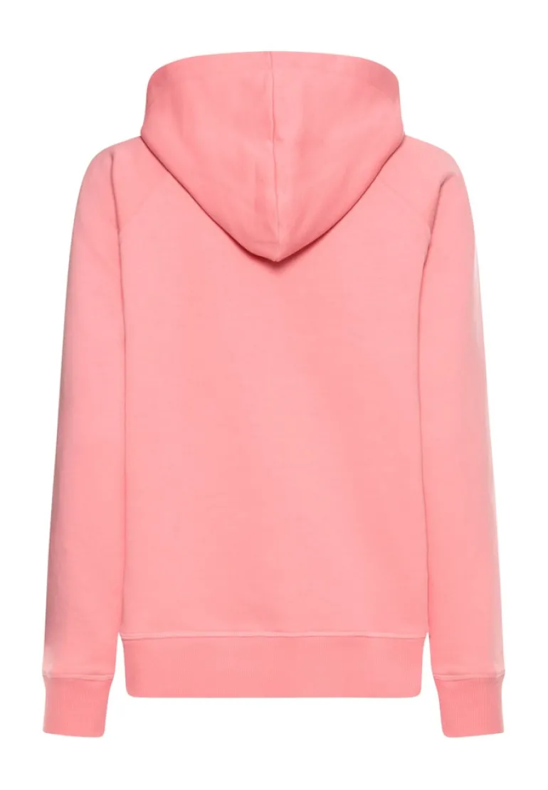 Hoodie aus reiner Baumwolle winter berry
