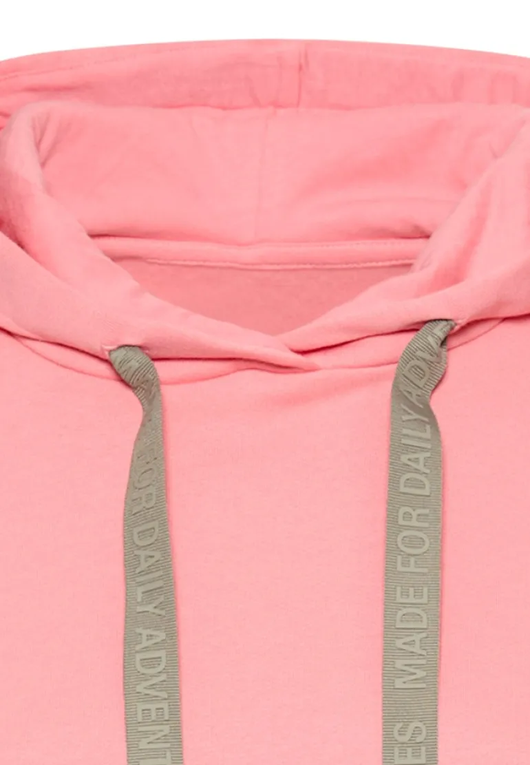Hoodie aus reiner Baumwolle winter berry