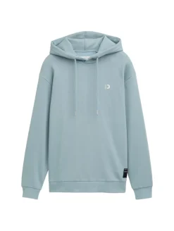 Hoodie mit Logo-Details light grey mint
