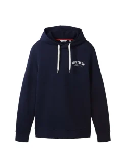 Hoodie mit Logo Print sky captain blue