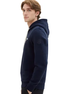 Hoodie mit Logo Print sky captain blue