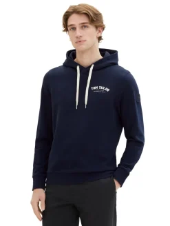 Hoodie mit Logo Print sky captain blue