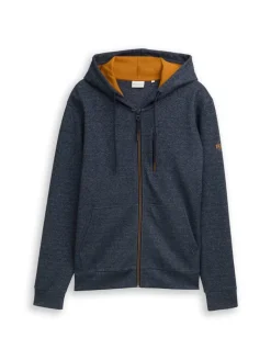 Hoodie Sweatjacke navy fine yd stripe