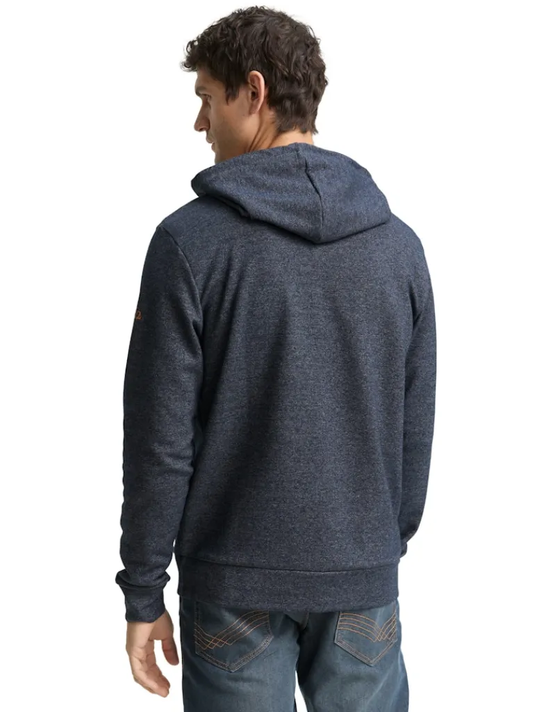 Hoodie Sweatjacke navy fine yd stripe
