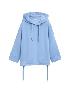 Hoodie Sweatshirt aus Scuba flawless blue