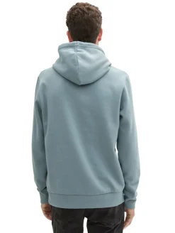 Hoodie Sweatshirt mit Logo-Print grey mint