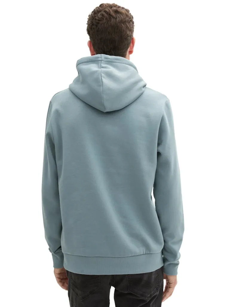 Hoodie Sweatshirt mit Logo-Print grey mint