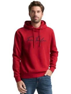 Hoodie Sweatshirt mit Logo-Print coach red