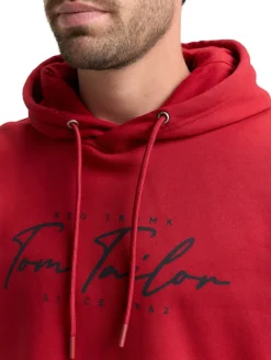 Hoodie Sweatshirt mit Logo-Print coach red