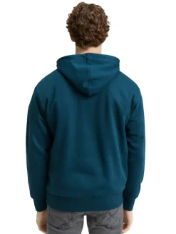 Hoodie Sweatshirt mit Print deep pond green