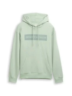 Hoodie Sweatshirt mit Print fresh mint green