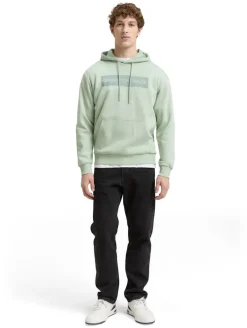 Hoodie Sweatshirt mit Print fresh mint green
