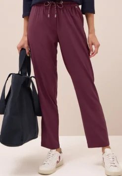 Hose im Casual Fit mulberry red