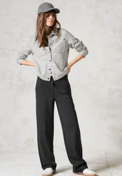 Hose im Loose Fit charcoal grey melange