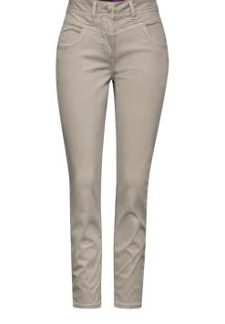 Hose im Slim Fit cozy greige